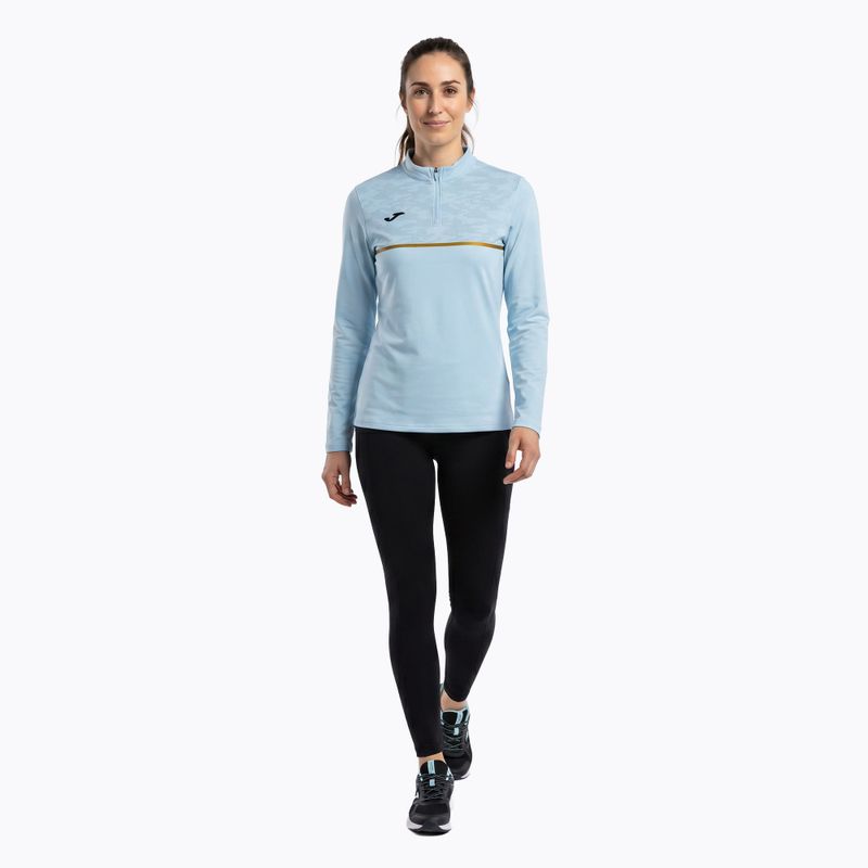 Joma Record III women's running sweatshirt light blue 2