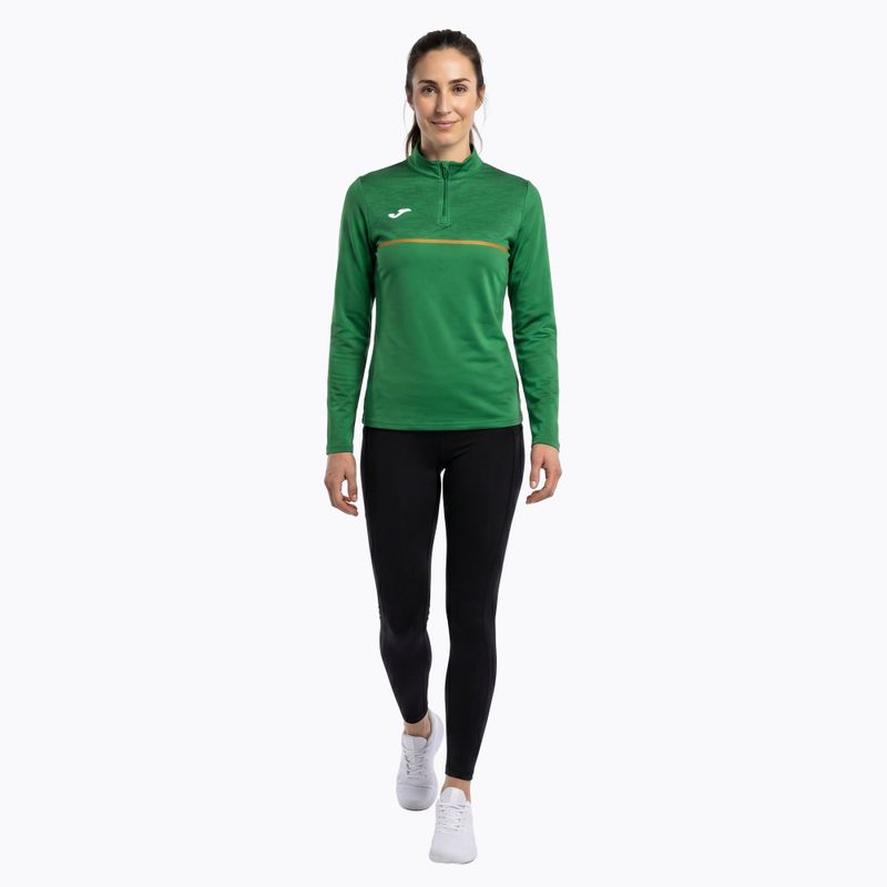 Joma Record III women's running sweatshirt green 2