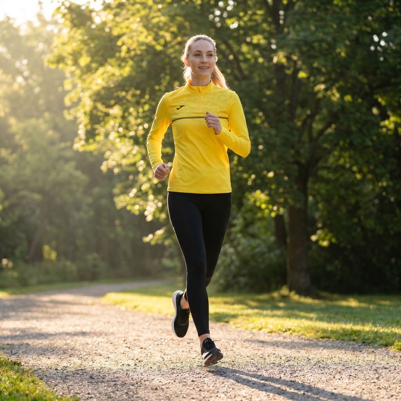 Joma Record III women's running sweatshirt yellow 9