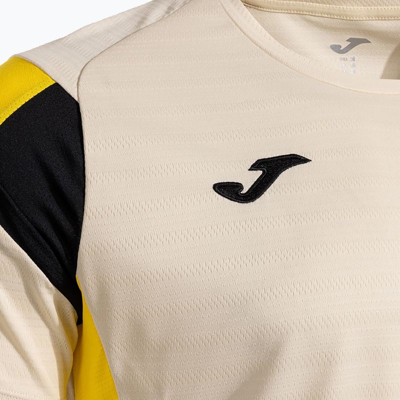 Men's T-shirt Joma Montreal beige/yellow 3