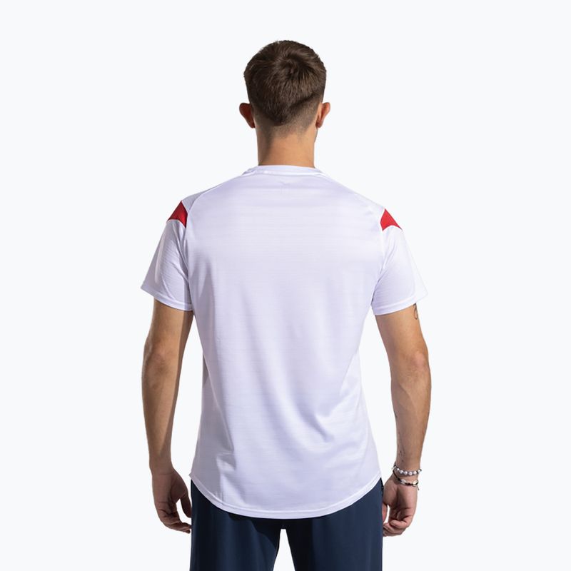 Men's Joma Montreal T-shirt white/red 2