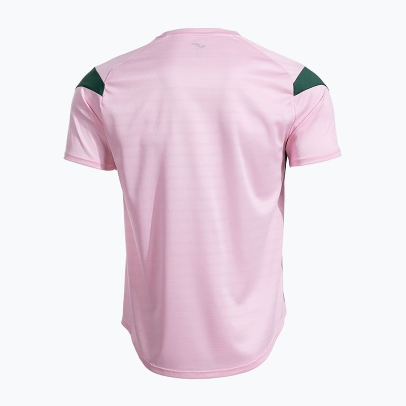 Men's T-shirt Joma Montreal pink/green 2