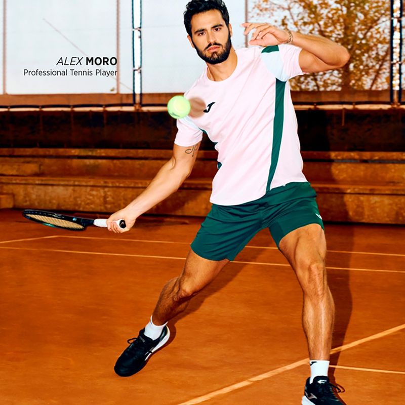 Men's T-shirt Joma Montreal pink/green 3