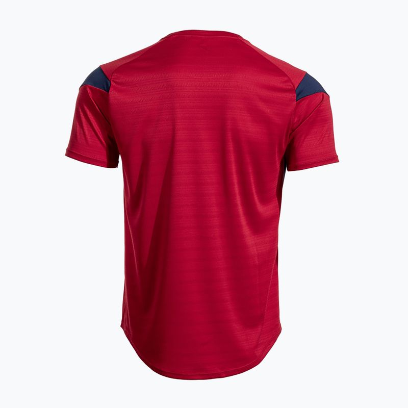Men's T-shirt Joma Montreal red/dark navy 2