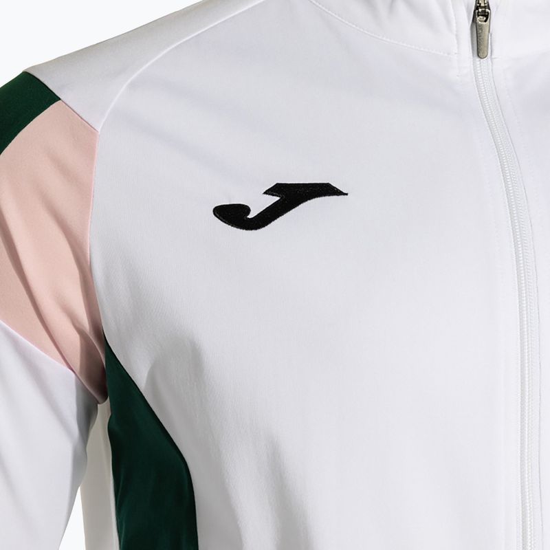 Men's tracksuit Joma Montreal white/green 3