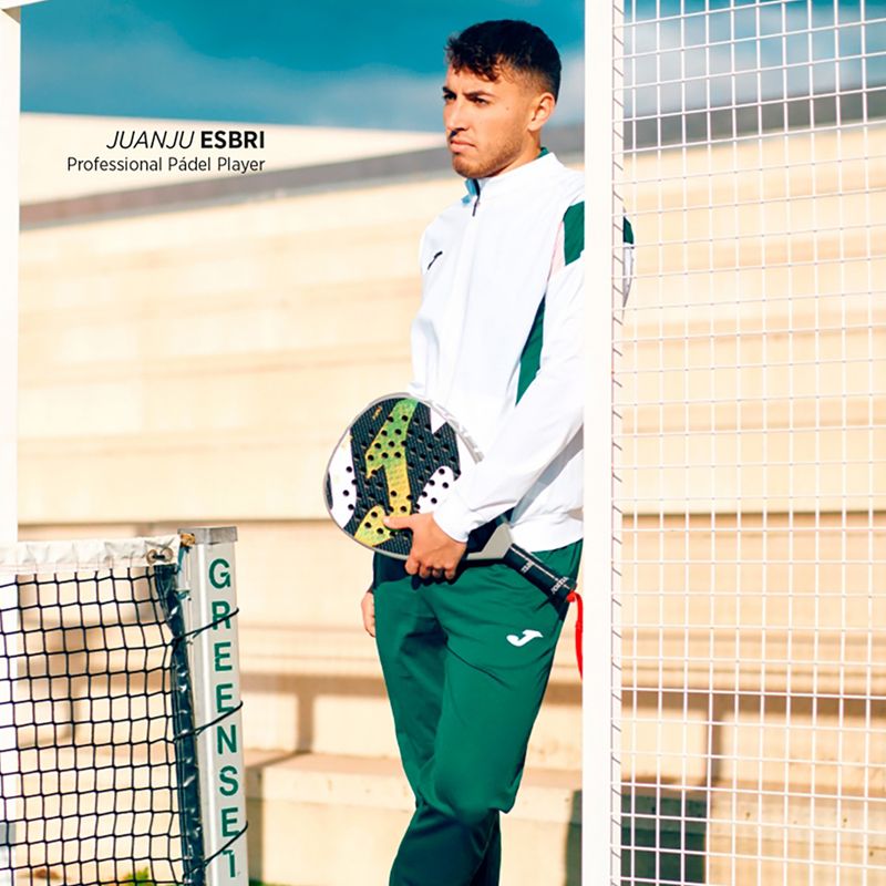 Men's tracksuit Joma Montreal white/green 5