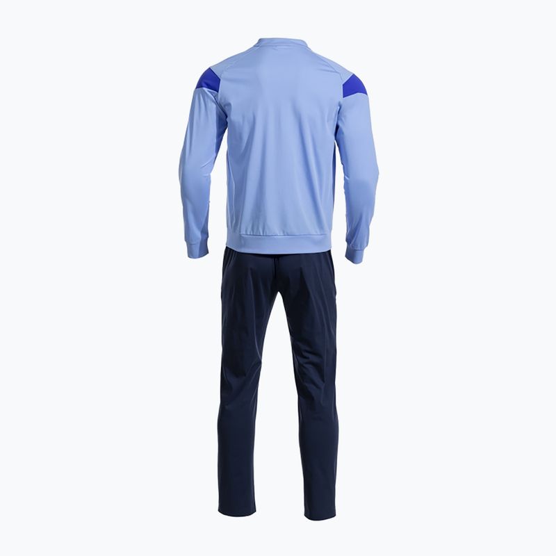 Joma Montreal men's tracksuit sky blue/dark navy 2