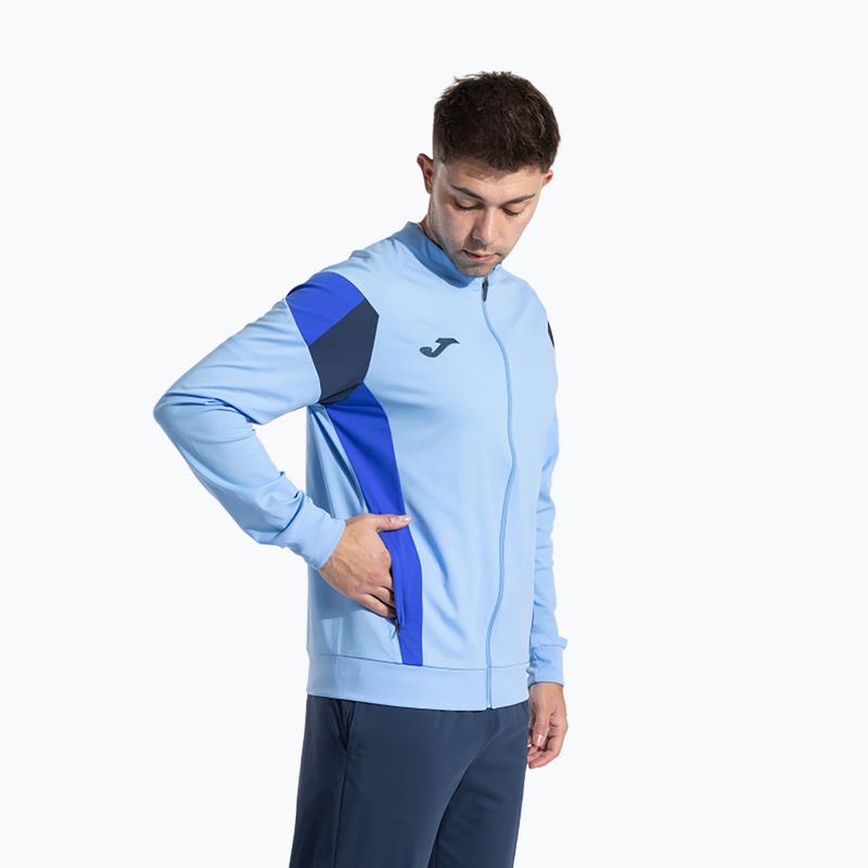 Joma Montreal men's tracksuit sky blue/dark navy 8