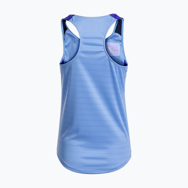Women's tennis shirt Joma Montreal sky blue/dark navy 2