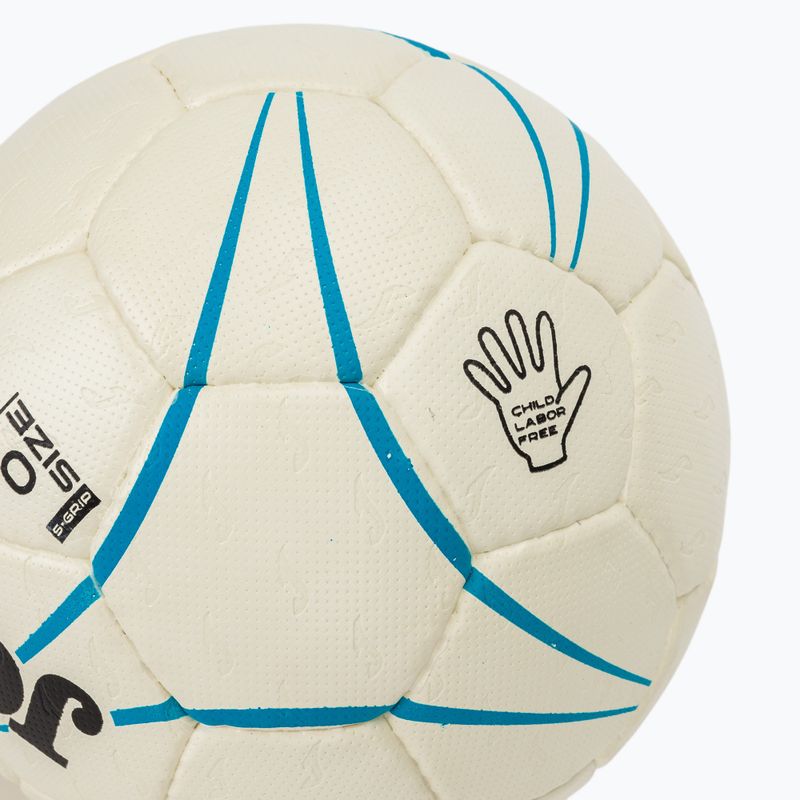 Handball Joma S-Grip white / turquoise size 0 3