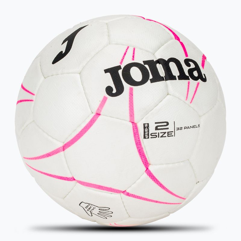 Handball Joma S-Grip white/flour pink size 2 2