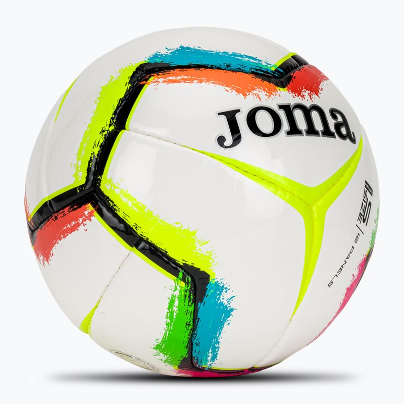 Football Joma Halley II white/fluor green size 5 2