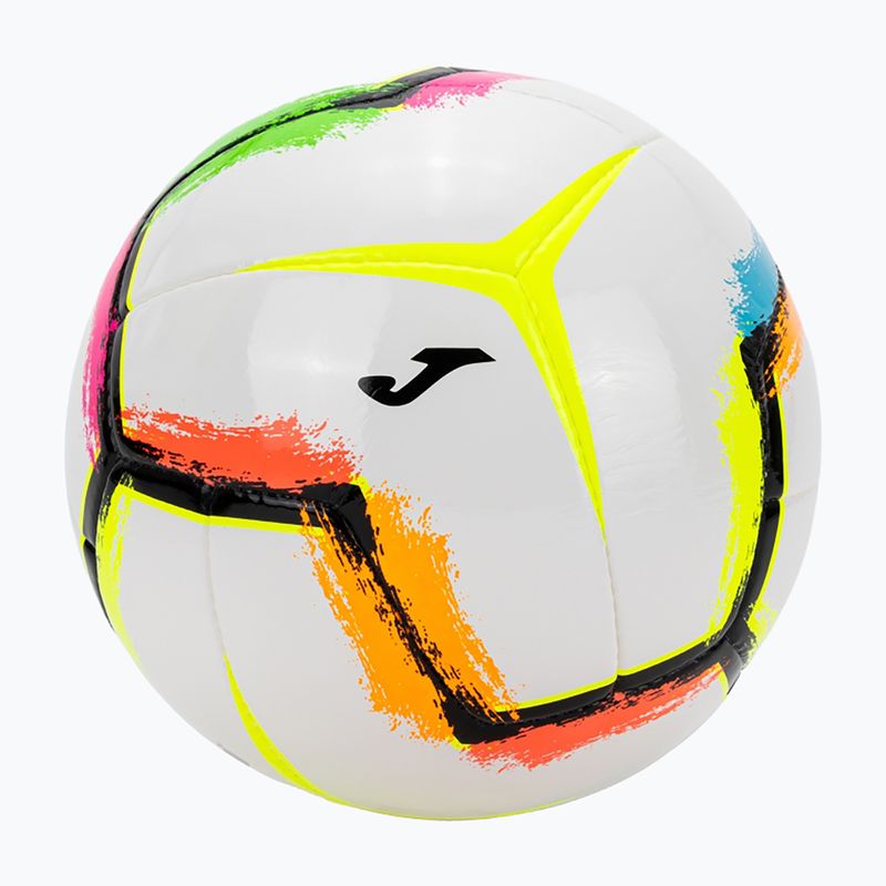 Joma Halley II white/fluor green soccer ball size 5 2