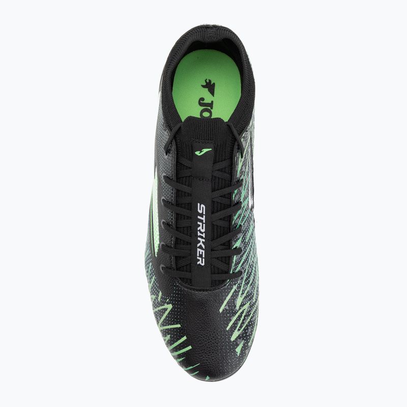 Men's football boots Joma Striker Top FG black/green 5
