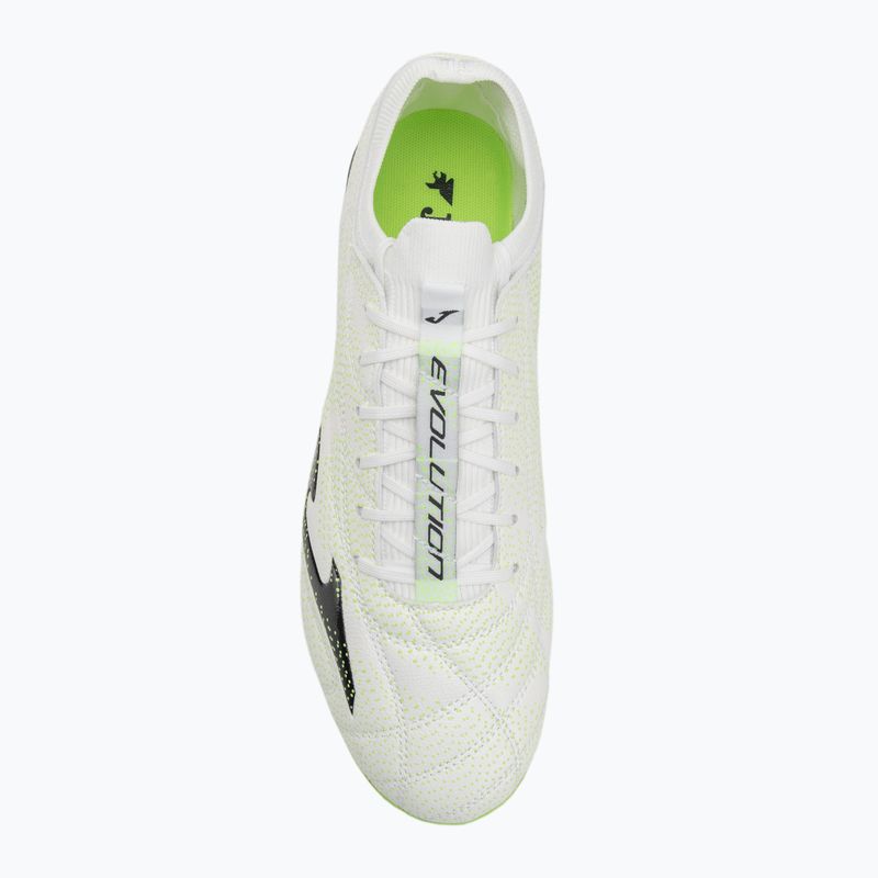 Men's football boots Joma Evolution Top FG white/black 5