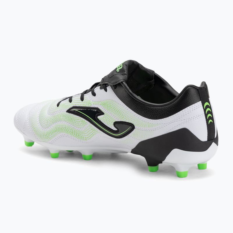 Men's football boots Joma Score FG white/black 3