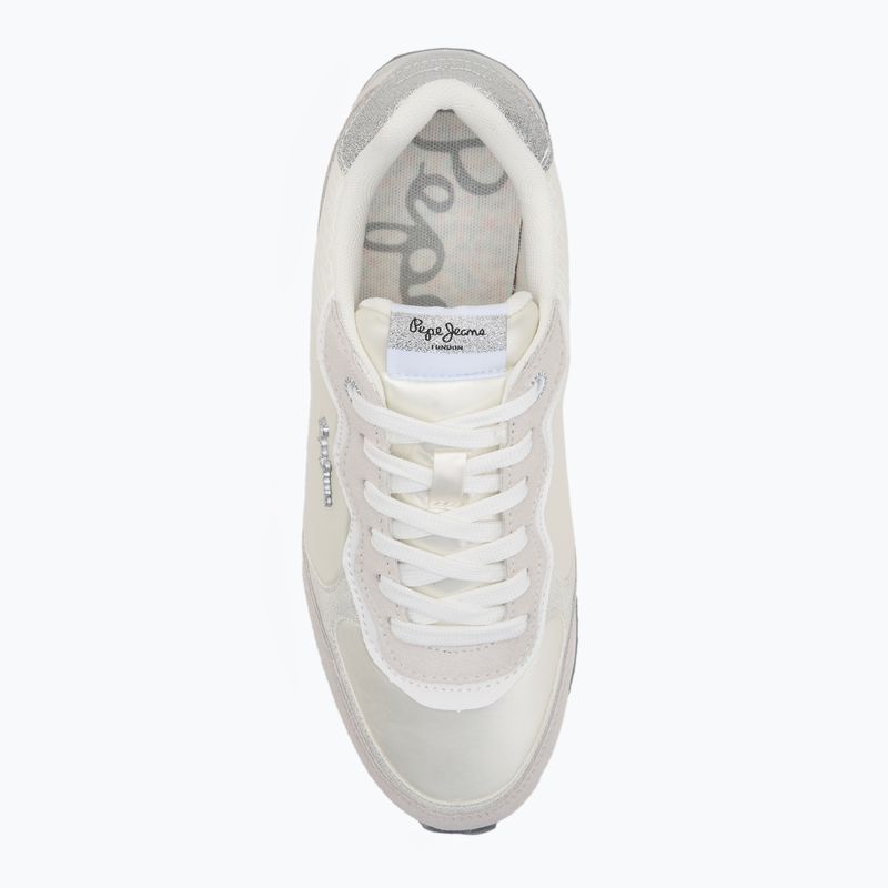 Women's shoes Pepe Jeans Rusper Shine white 5