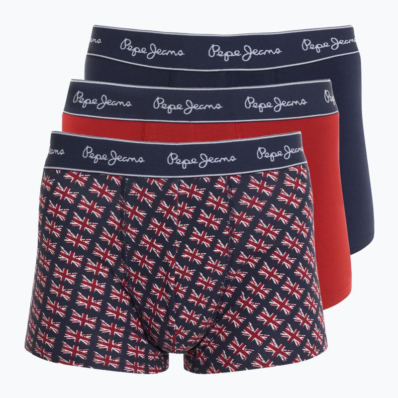 Pepe Jeans Flag Tk men's boxer shorts 3 pairs navy