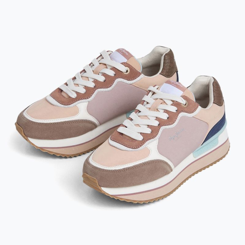 Women's shoes Pepe Jeans Rusper Combi mud brown 2