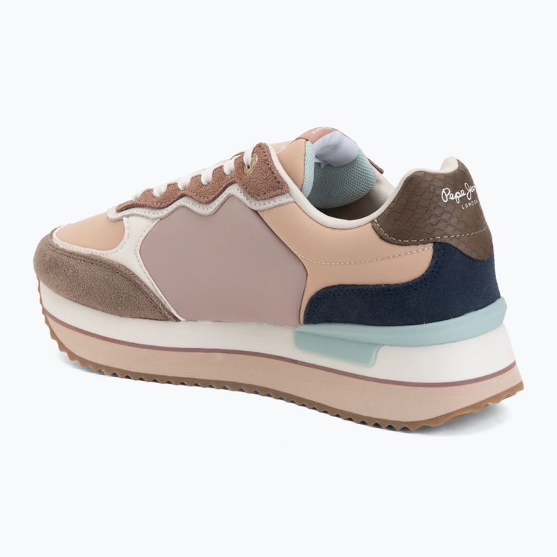 Women's shoes Pepe Jeans Rusper Combi mud brown 3