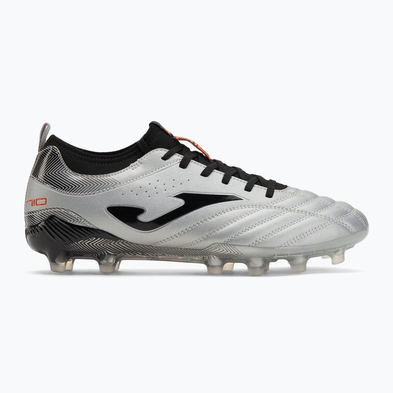 Men's football boots Joma Numero-10 FG grey/black 2