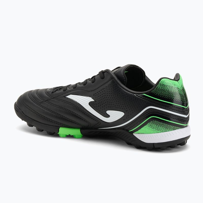 Men's football boots Joma Aguila TF black/fluor green 3