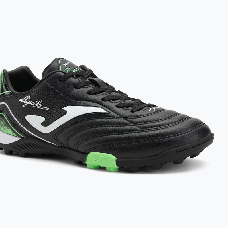 Men's football boots Joma Aguila TF black/fluor green 7