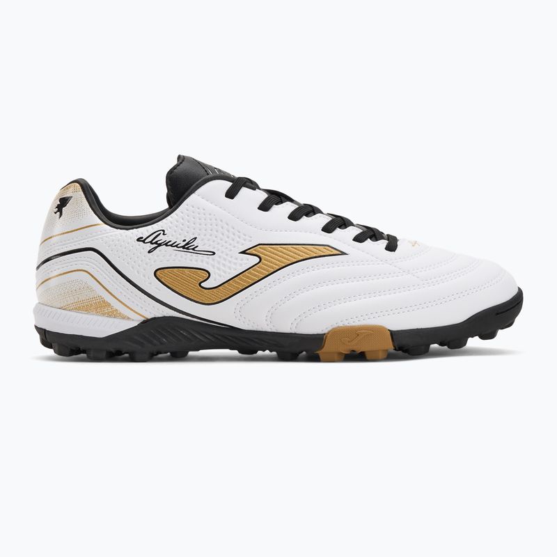 Men's football boots Joma Aguila TF white/gold 2