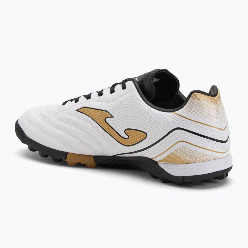 Men's football boots Joma Aguila TF white/gold 3