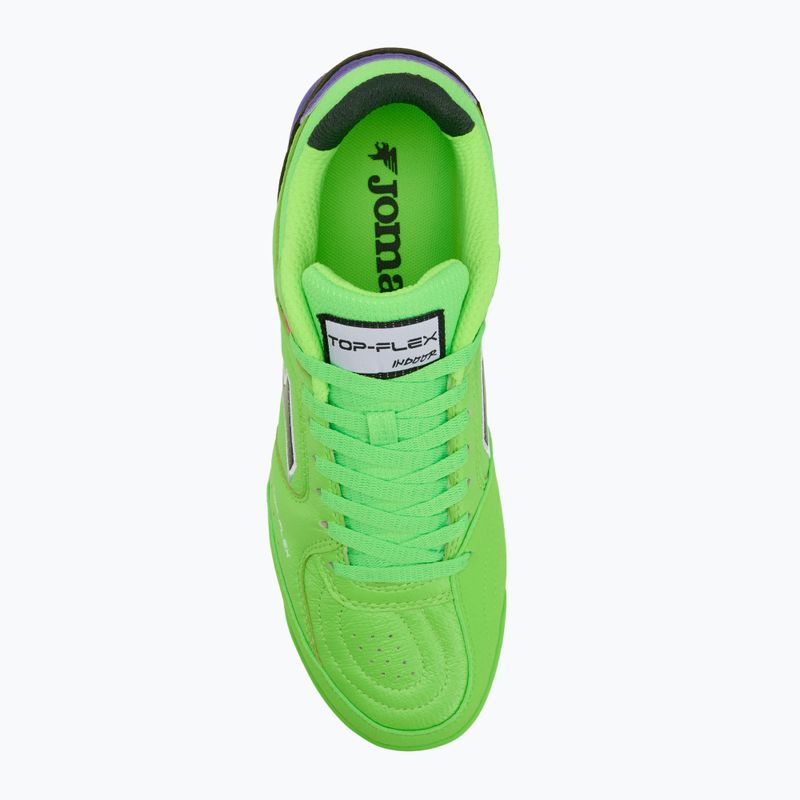 Men's football boots Joma Top Flex IN fluor green 5