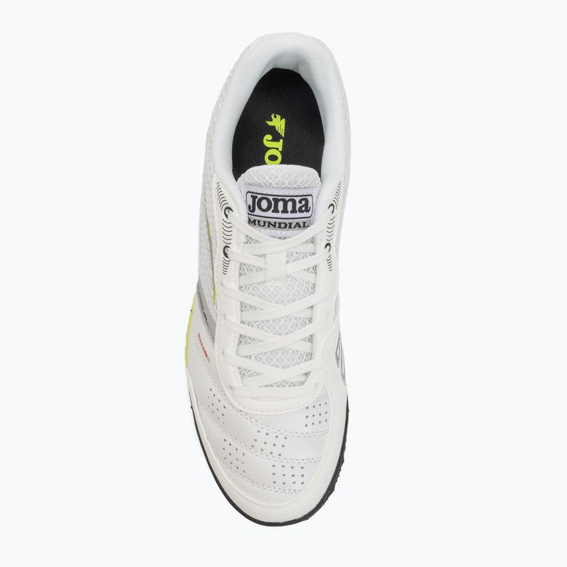 Men's football boots Joma Mundial TF white 5