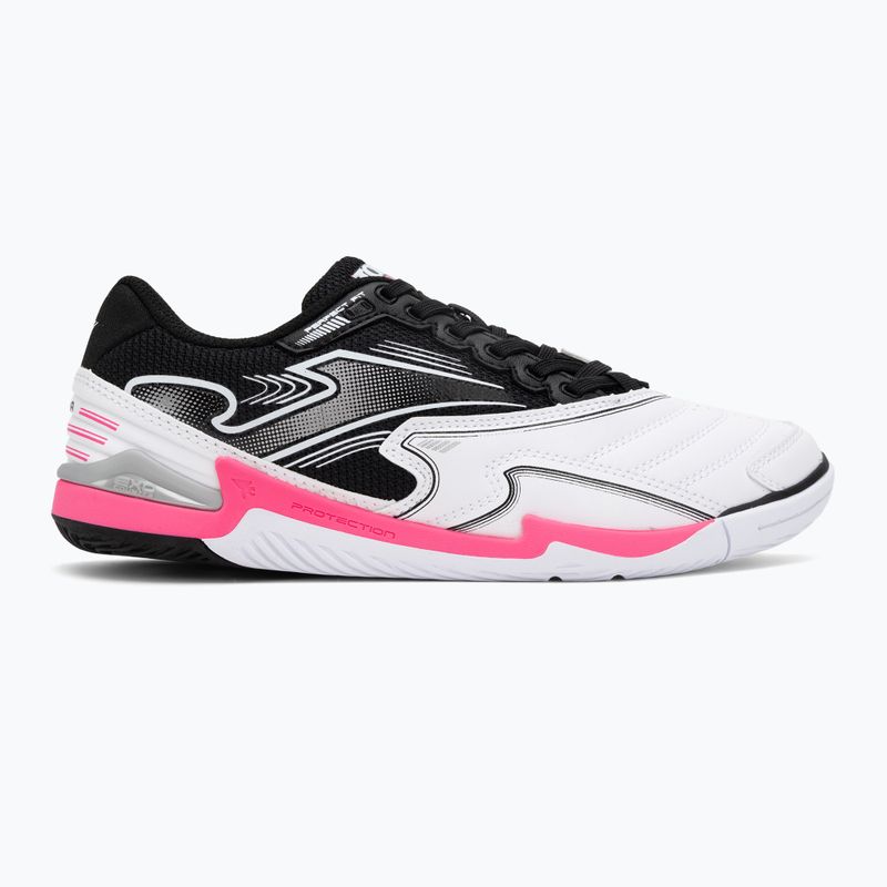 Men's football boots Joma Cancha IN white/black 2