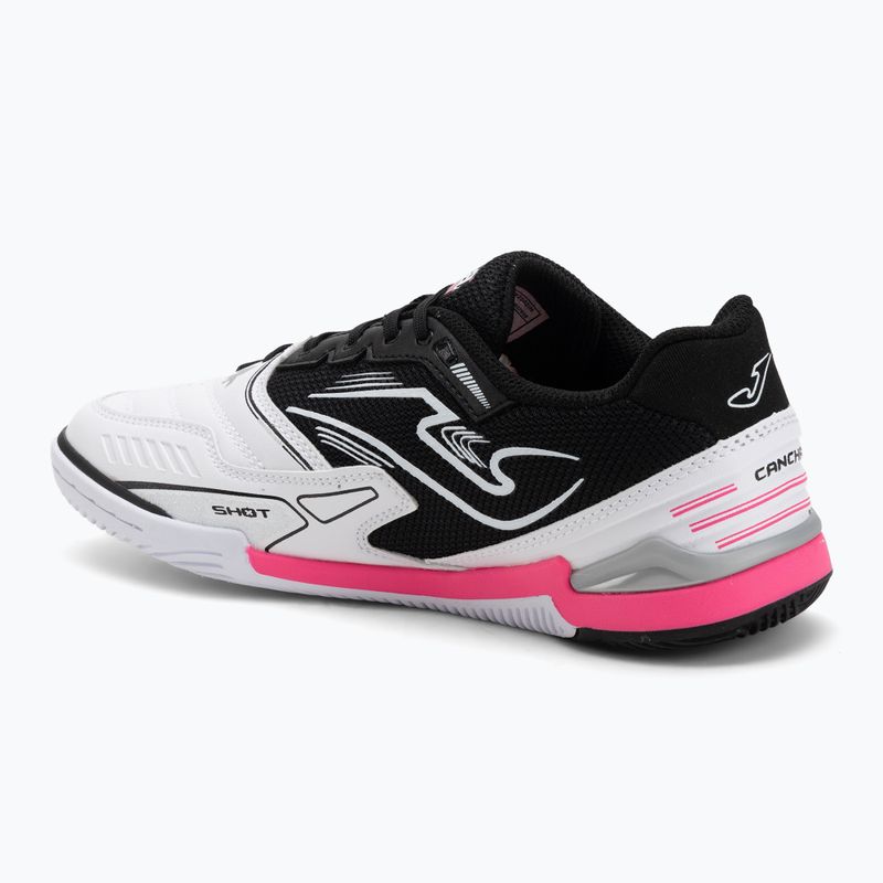 Men's football boots Joma Cancha IN white/black 3