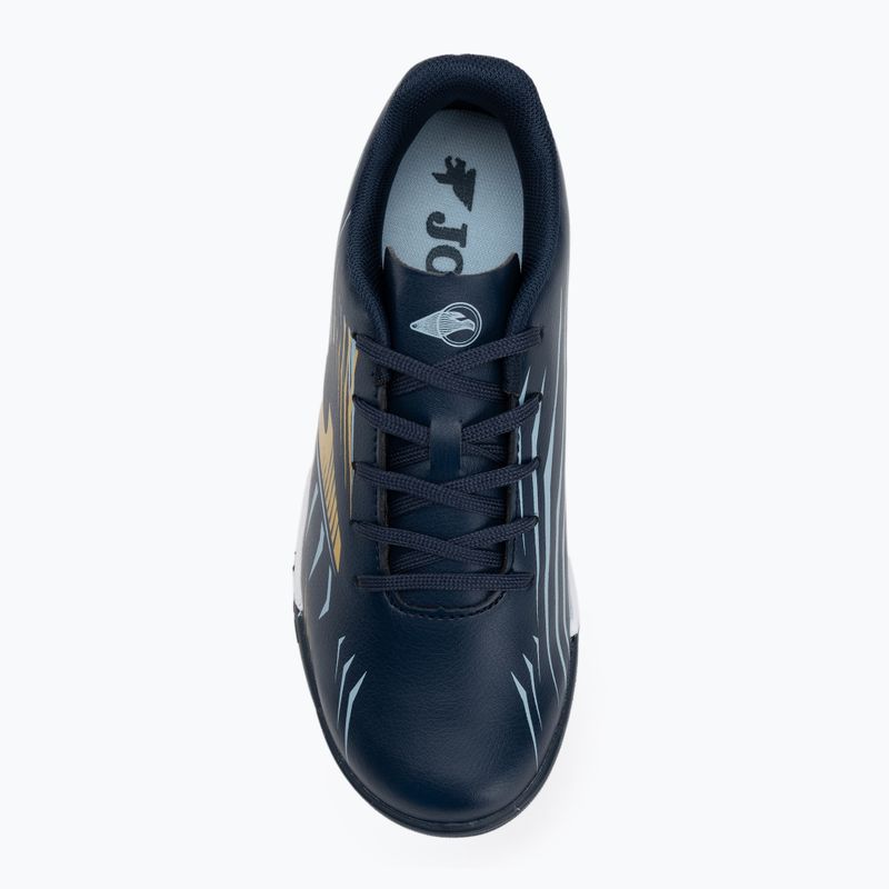 Joma Propulsion Jr IN navy blue children's football boots 5