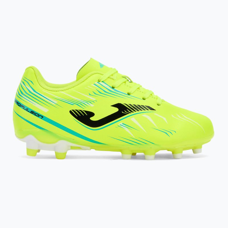 Children's football boots Joma Propulsion Jr FG fluor yellow 2