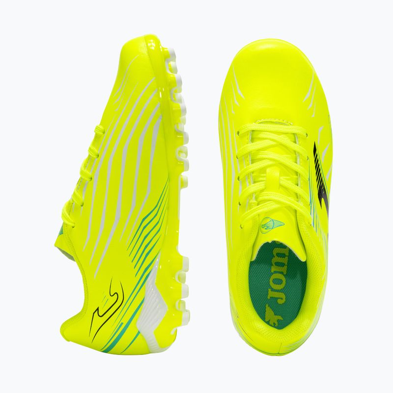 Children's football boots Joma Propulsion Jr FG fluor yellow 5