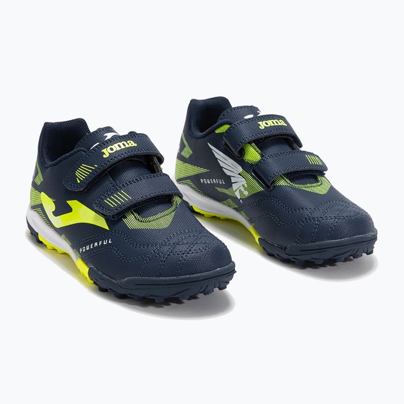 Children's football boots Joma Powerful Jr TF navy blue 9