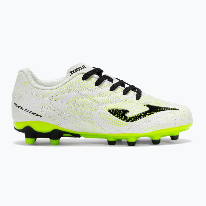 Children's football boots Joma Evolution Jr FG white 8