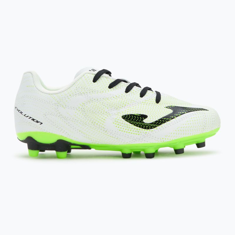 Children's football boots Joma Evolution Jr FG white 2