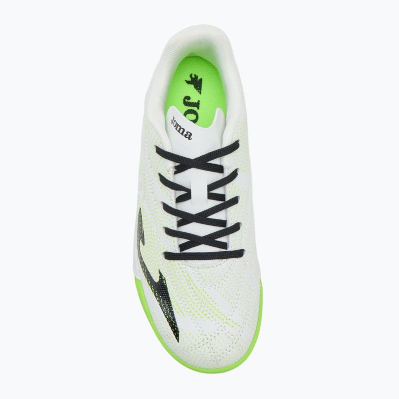 Children's football boots Joma Evolution Jr IN white 5