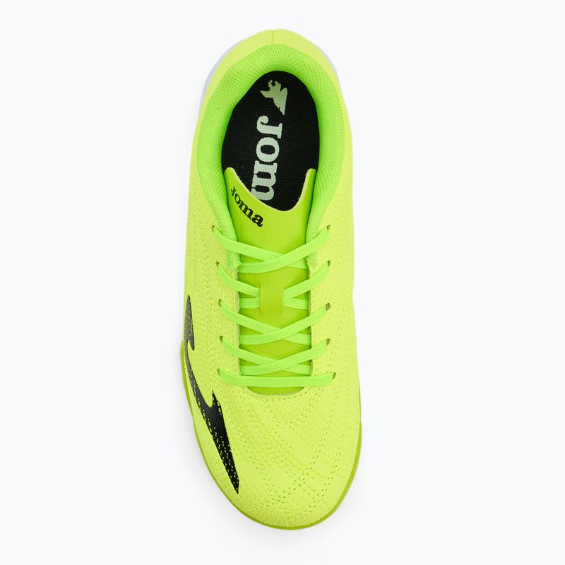Children's football boots Joma Evolution Jr TF fluor green 5