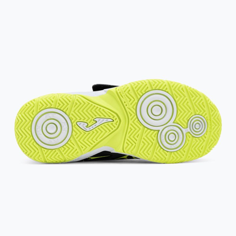 Children's football boots Joma Super Copa Jr IN black/fuor yellow 4