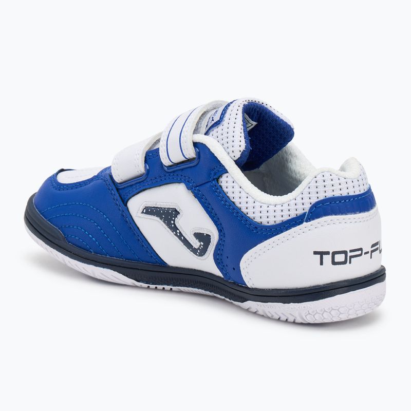 Children's football boots Joma Top Flex Jr IN royal blue/white 3