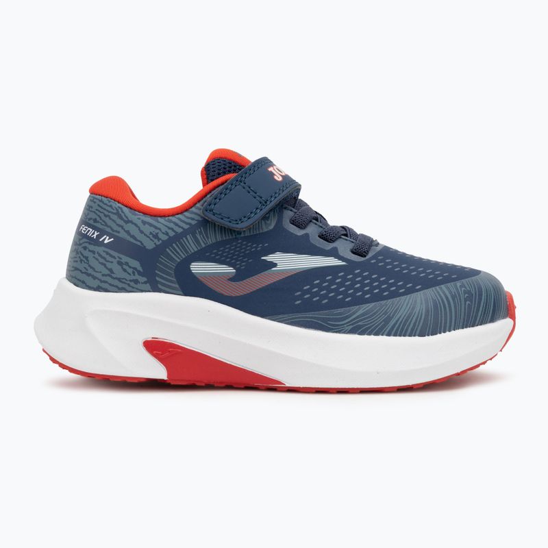 Children's running shoes Joma Fenix navy blue/red 2