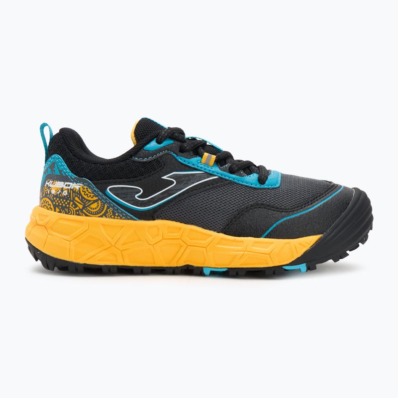 Children's running shoes Joma Kubor black/orange 2