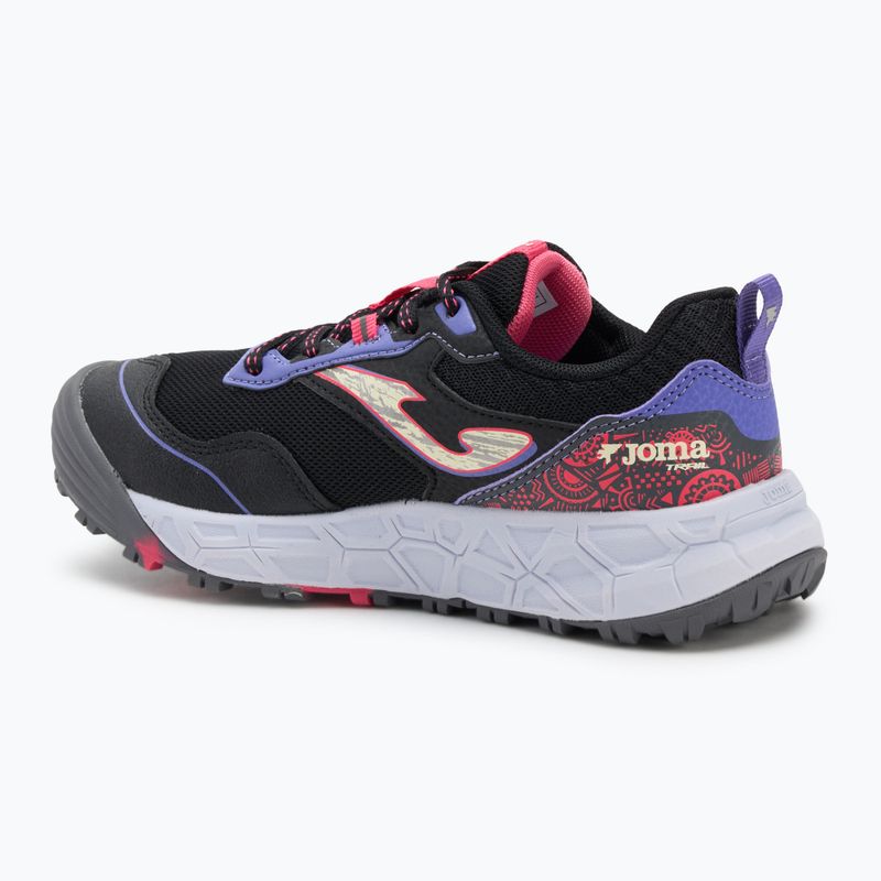 Children's running shoes Joma Kubor black/purple 3