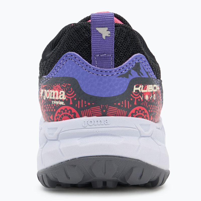 Children's running shoes Joma Kubor black/purple 6