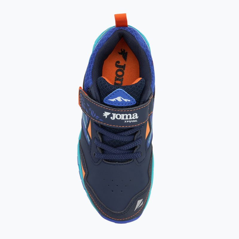 Children's running shoes Joma Tundra Jr navy blue/orange 5