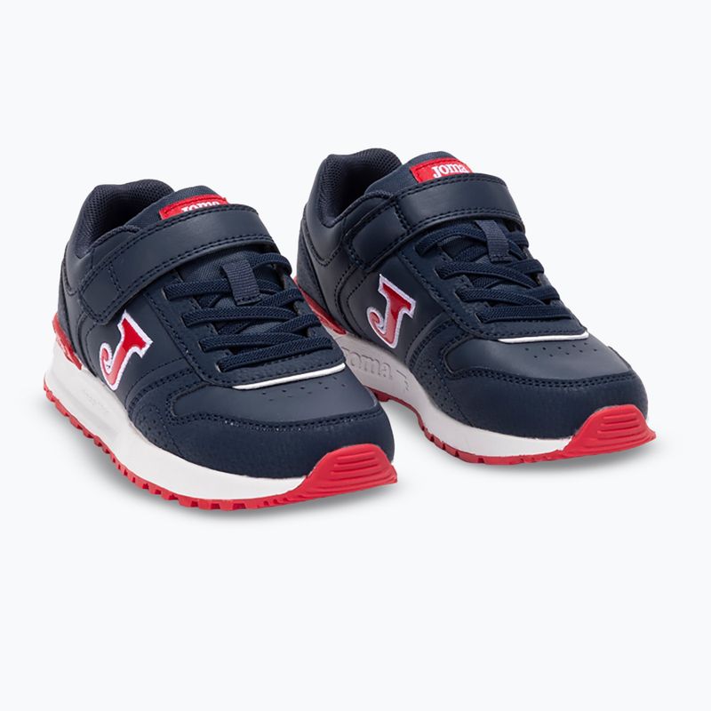 Joma Tornado children's shoes navy blue/red 2