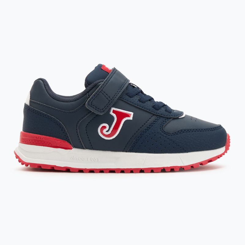 Joma Tornado children's shoes navy blue/red 2